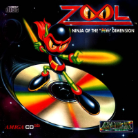 Zool Ninja of the Nth Dimension Amiga CD32 US box art